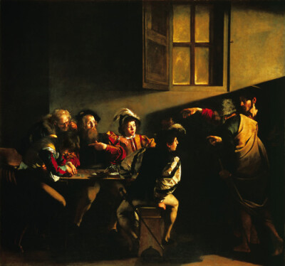 Caravaggio, The Calling of St. Matthew, 1599-1600