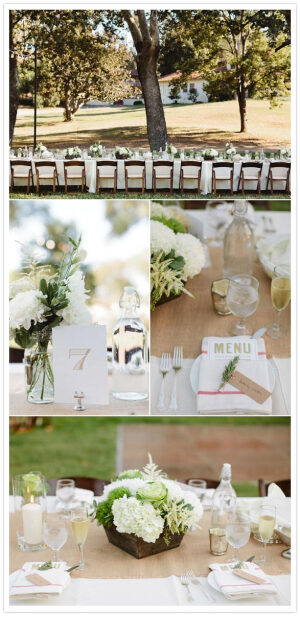 simple-elegant-rustic-wedding-reception-decor 婚宴会场布置