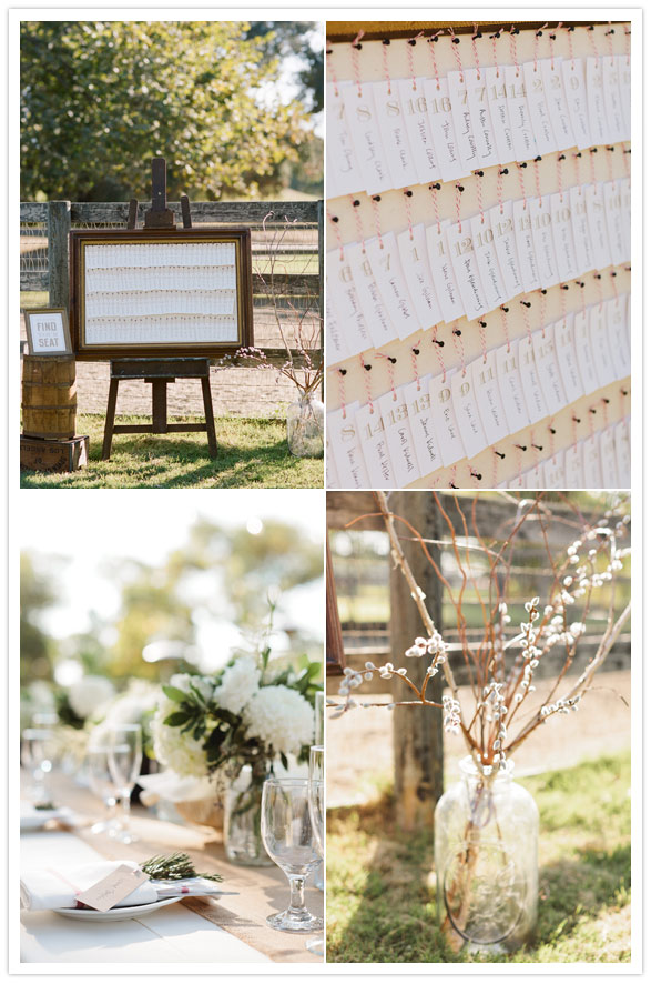 simple-framed-escort-card-board-hanging-tags婚礼会场布置