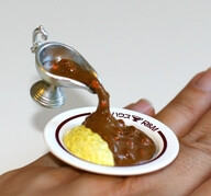 Kawaii Cute Japanese Floating Ring Curry by fingerfooddelight, $12.00