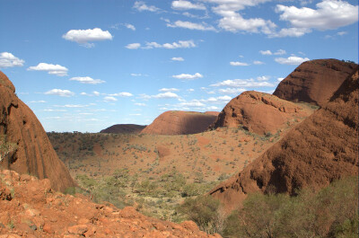 澳大利亚 北领地 Kata Tjuta Kata Tjuta (the valley of winds)