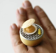 Kawaii Cute Japanese Ring Grilled BBQ by fingerfooddelight, $10.00