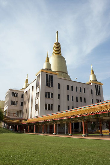 新加坡著名的寺庙光明山普觉禅寺。