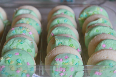 frosted sugar cookies