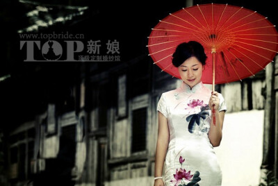 旗袍 中式礼服 结婚 嫁衣 top新娘 topbride