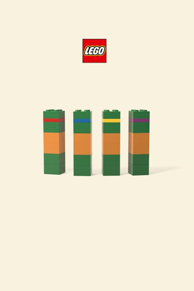 LEGO:Ninja Turtles 樂高玩具廣告之忍者神龜