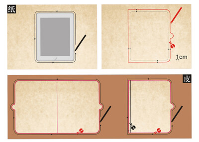 自己动手，ipad保护皮套