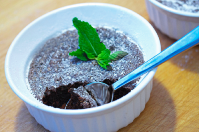 Chocolate Mint Souffle