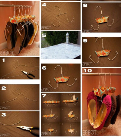 喜歡DIY的人可以試試這簡(jiǎn)單的鞋架 挺有意思的 又很顯巧思
