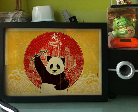 Panda Revolution IV A4 by xiaobaosg on Etsy