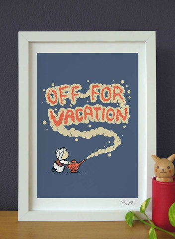 Off for Vacation by flyingmouse365 on Etsy