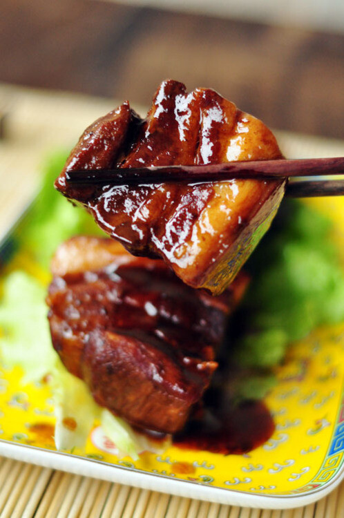 braised pork belly.