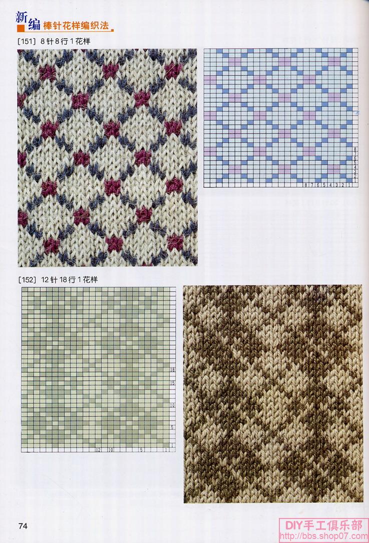 3楼:4_Re:很棒的一些编织花样，还有详细的说明 编织花样