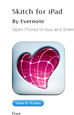 Evernote家的神器。Express yourself with fewer words, emails and meetings…with Skitch for iPad!