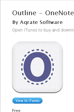 OneNote家的，outline is a onenote notebook reader designed exclusively for ipad .it is fast ,easy-to-use and completely free!
