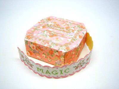 Romantic Scalloped Edge Floral Paper Craft Tape - MAGIC (2cm x 1.5m)