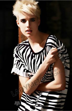 漂亮短发Agyness Deyn