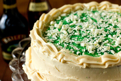 Chocolate Stout Cake with Irish Cream Frosting