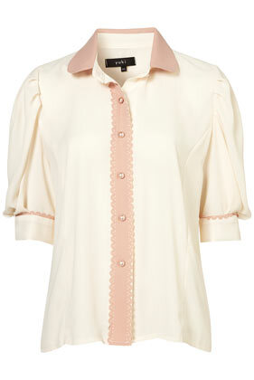 Lace Edge Blouse by Yuki** Price: £55.00