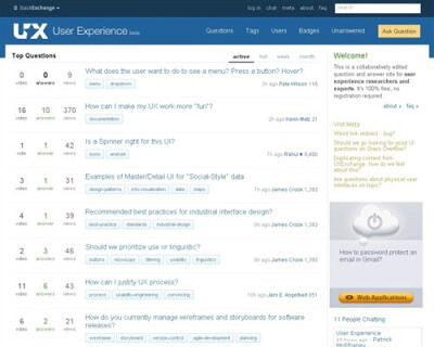 (1) User Experience - Stack Exchange