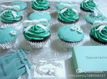 Tiffany 浅蓝绿色cup cake ~