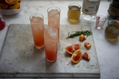 summer drink_blood orange gin