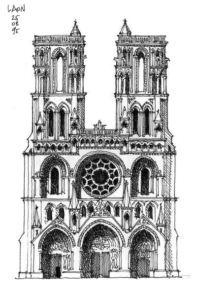 来自比利时的建筑师gerard michel的手绘作品。