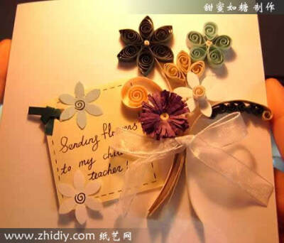 给贺卡增添立体感