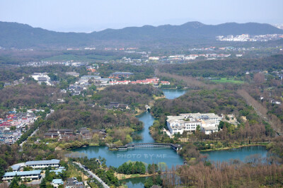 九曜山看西湖全景