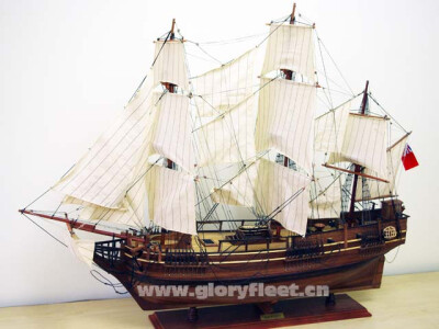 英国 慷慨号 HMS BOUNTY 96CM 传奇故事 原木色 96*27*75cm