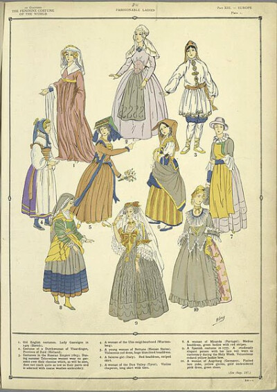 世界女装历史博览图册 华丽风