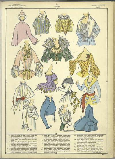 世界女装历史博览图册 一些细节