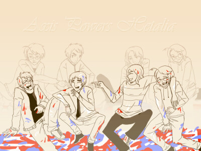 England France Canada USA selective coloring Axis Powers Hetalia / 1024x768 Wallpaper 身边总有几个十分要好2货