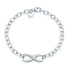 Tiffany 一对的手链...无限大符号...Tiffany Infinity bracelet in sterling silver.