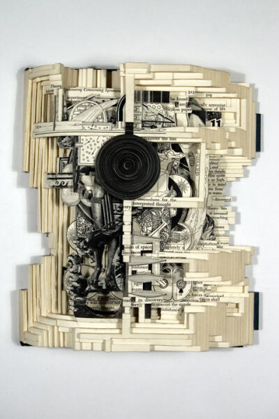 视觉分享 ，纸雕的可塑性强通常会出现很多另类独到的作品，这套来自Brian Dettmer也是如此，精细的造型以及极富想象力的创意