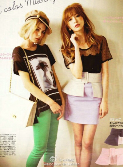 沙罗&amp;藤井莉娜#2012 summer collection