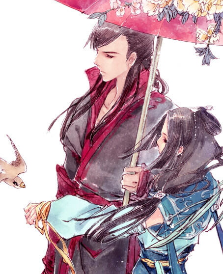 【虚飘飘柳絮飞，一春鱼雁无消息，只见双燕斗衔泥】