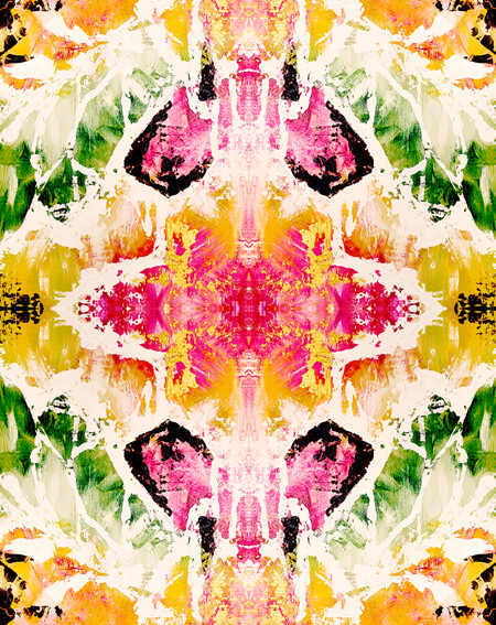 插画 印花 图案This pink, green and gold combo makes me pretty happy… 图片摘自:http://cozamia.com/blog/