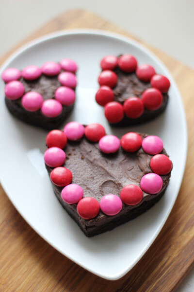 Heart Brownies