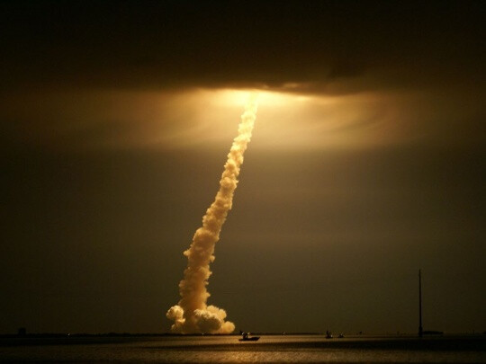 Endeavour Shuttle Launch by Robert Garrett