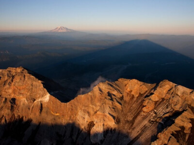 Mount St. Helens Shadow by Diane Cook