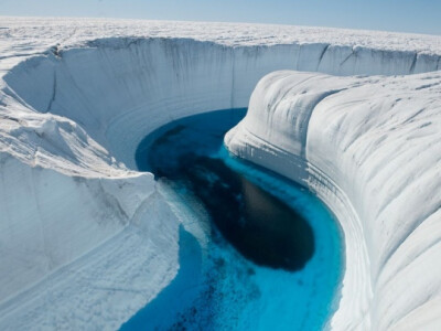 Ice Canyon, Greenland by James Balog