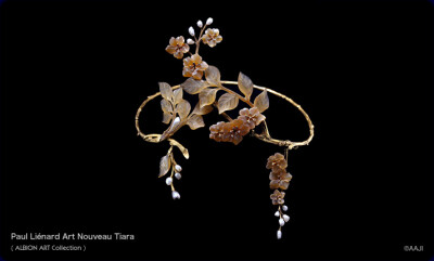 Paul Lienard Art Nouveau Tiara René Lalique赫奈.拉里科的珠宝