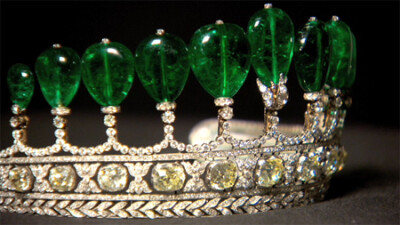 The tiara sold on May 17, 2011, for 11,282,500.00 Swiss Francs, or in today’s currency markets, $14,511,254.51. David Bennett, Sotheby’s Chairman of European and Middle Eastern Jewellery.