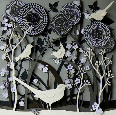 Hedgerow Birds by Helen Musselwhite