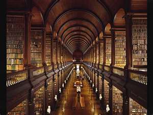 Bibliothèque du Trinity College de Dublin, Irlande. ©Ahmet Ertug