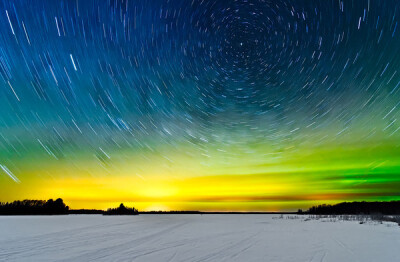 eyeamgage &gt; Night Light #1 Northern lights captured Feb 19th, 2012. Boulder Lake, MN