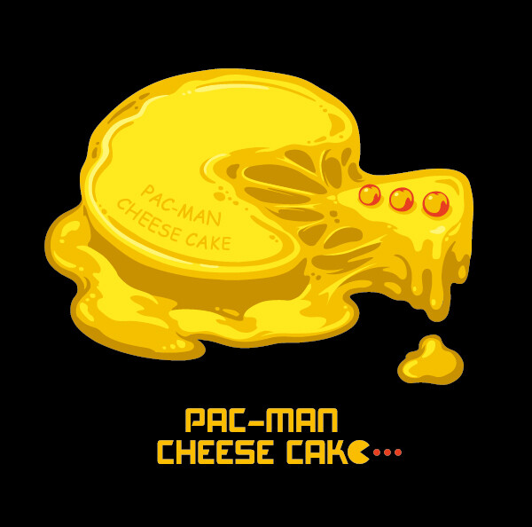 "PAC-MAN CHEESE CAKE"(吃豆豆奶酪蛋糕)——BLACKWHALE WORKS