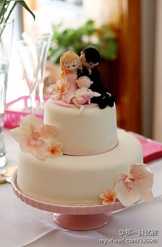这款婚礼蛋糕也是对未来的一种美好向往吧！