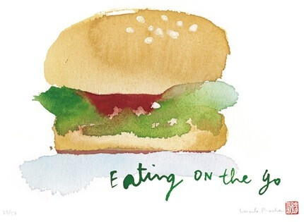 春天的彩色-写意水彩